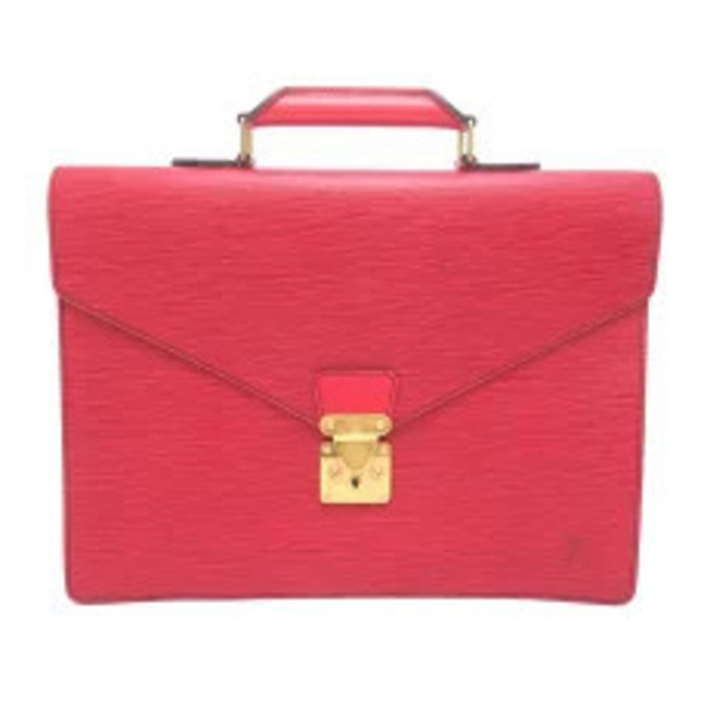 Louis Vuitton Serviette Conseiller Business Bag Epi Leather Red
